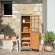 Petite armoire vitrée vintage « Simone »