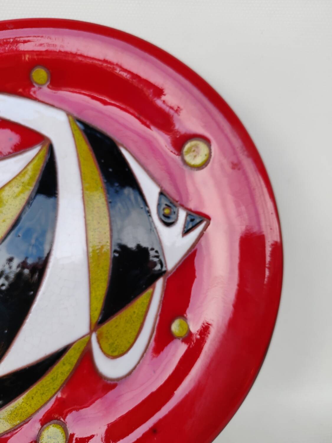 Plate by Jean Picart Le Doux, mid-20th century.