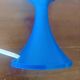 Space age blue and opaline lamp 1970