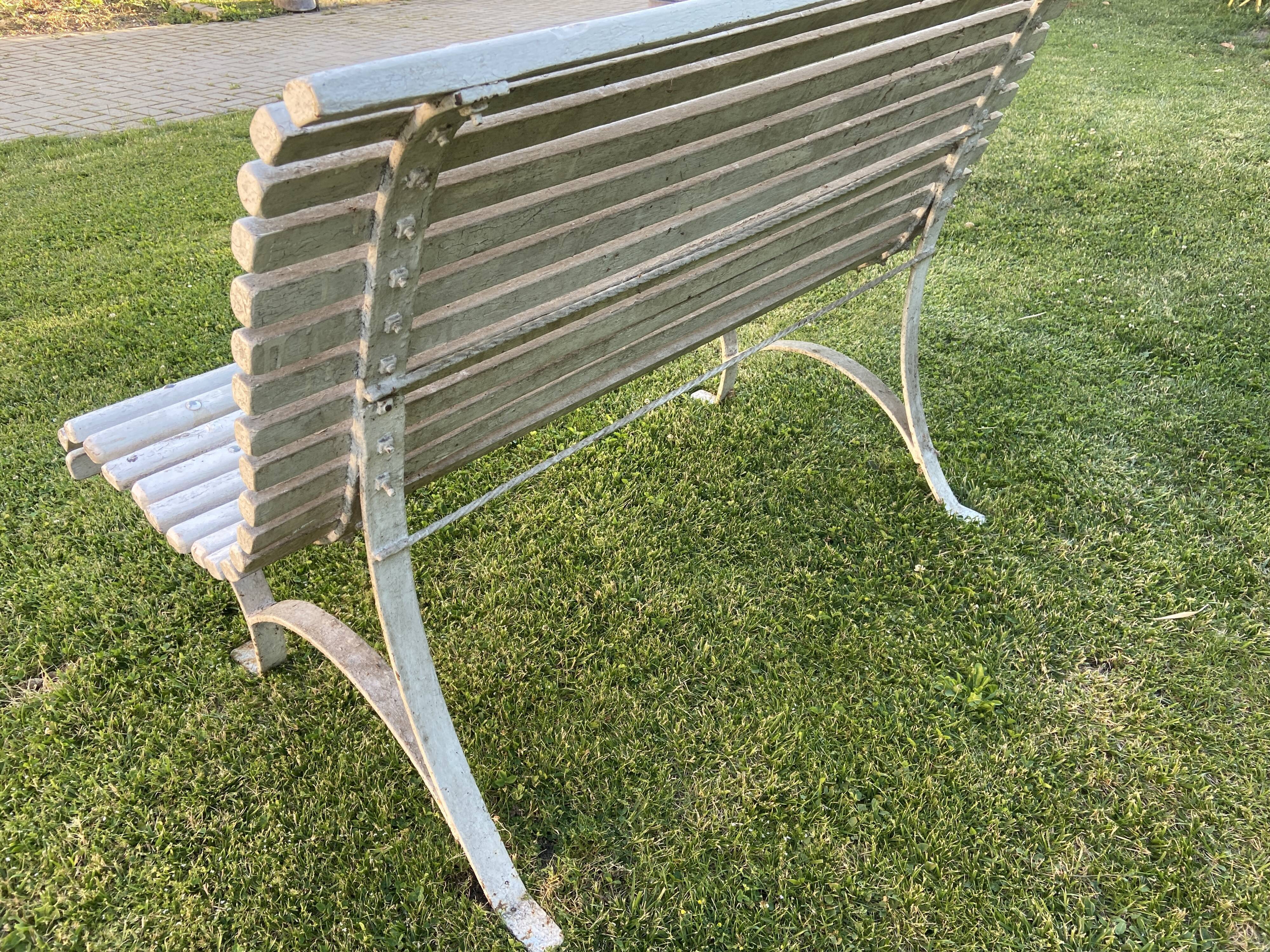 Vintage garden bench