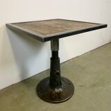 Industrial square coffee table, 1960s