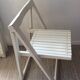 Series of 4 Italian folding chairs from the 70s