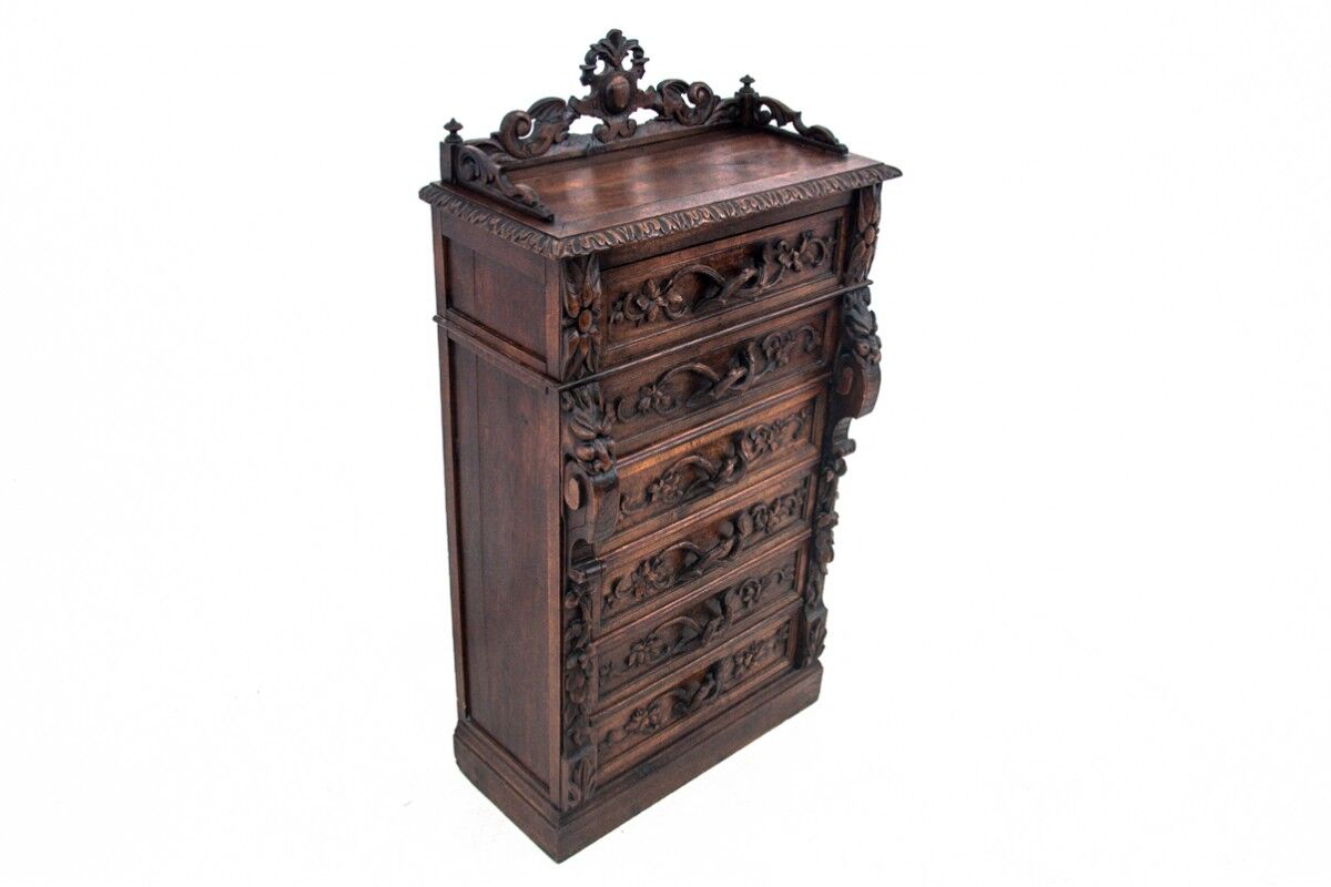 Antique chest of drawers, France, mid 19th century.