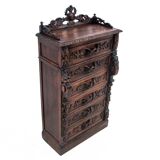 Antique chest of drawers, France, mid 19th century.