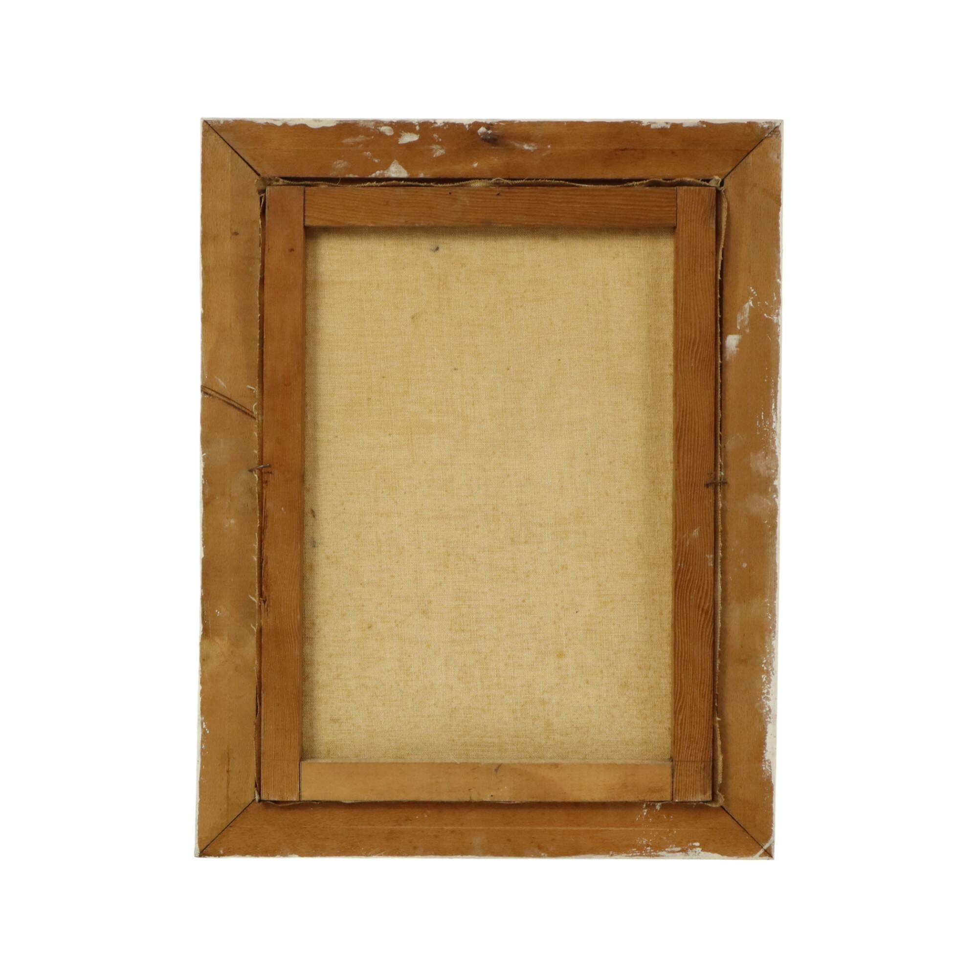 Vintage Flowers Still Life Amateur Painting Framed Signed