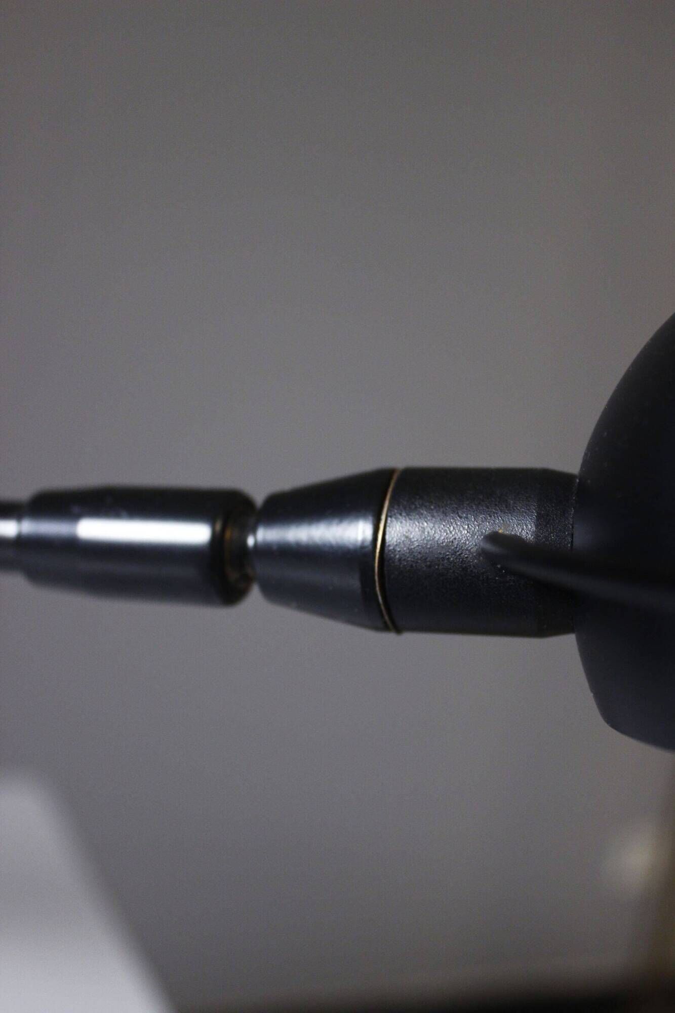 Aluminor France vintage desk lamp post-modern design 1980s