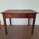 Antique farmhouse table with drawer