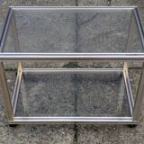 Small serving table on wheels Pierre Vandel 1970