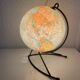 Globe vintage 1960  terrestre Girard et Barrère verre - 27 cm