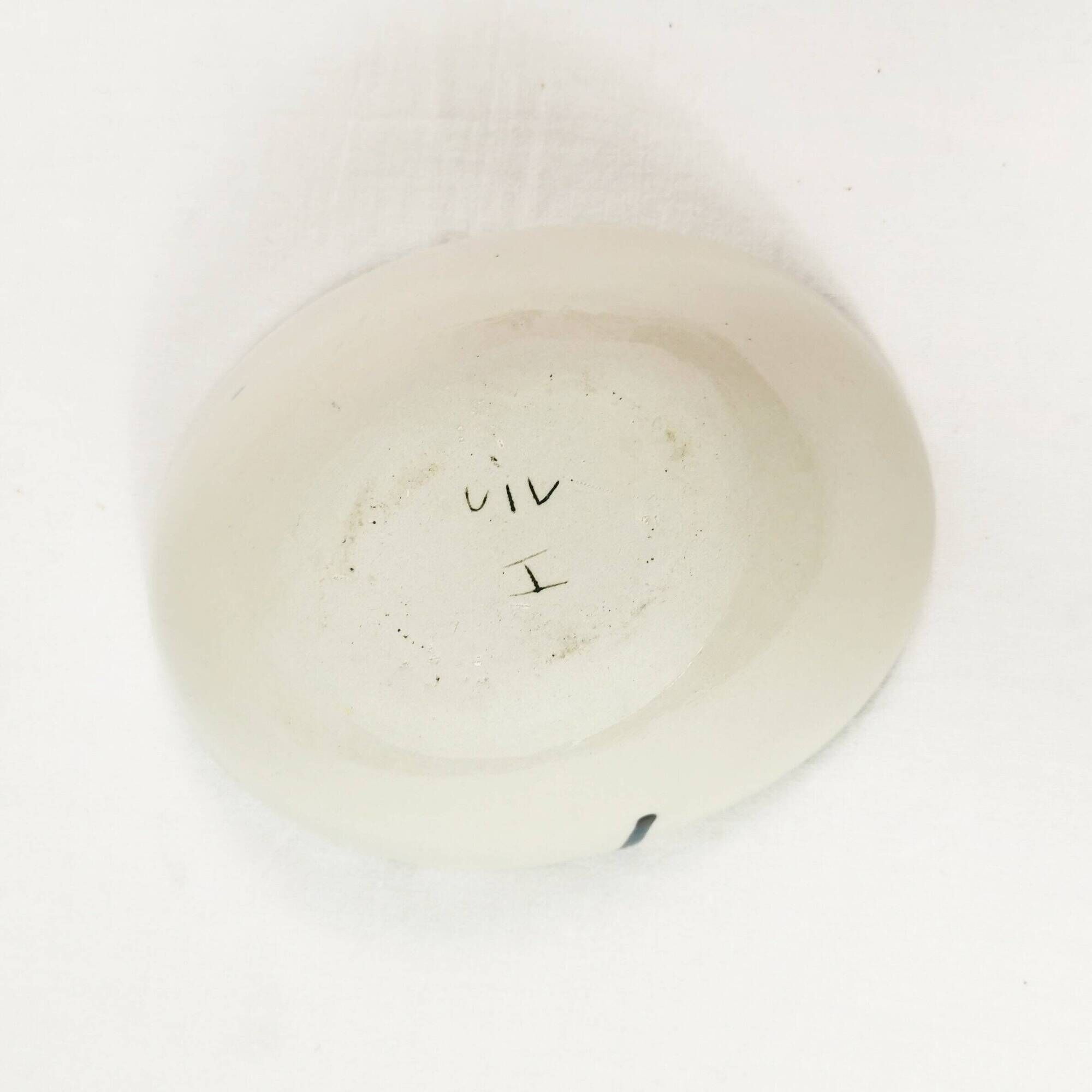Ceramic bowl with an organic motif, Czechoslovakia, 1970s.
