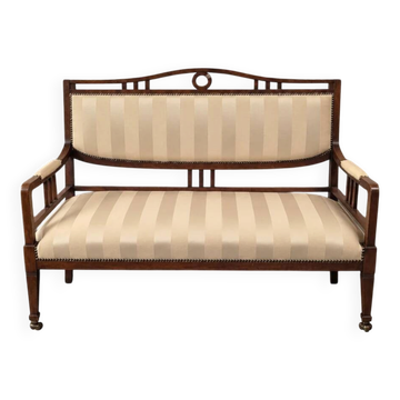 Canapé ancien en acajou de style Empire / style Directoire / années 1920
