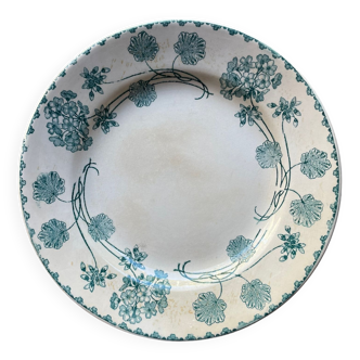 U&C Sarreguemines flat plate geranium model