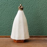 Vierge à l'enfant en plâtre, Notre Dame de Liesse, signé Bacci