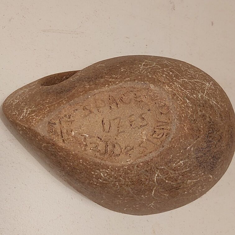 André Bloch sandstone teapot and bowls