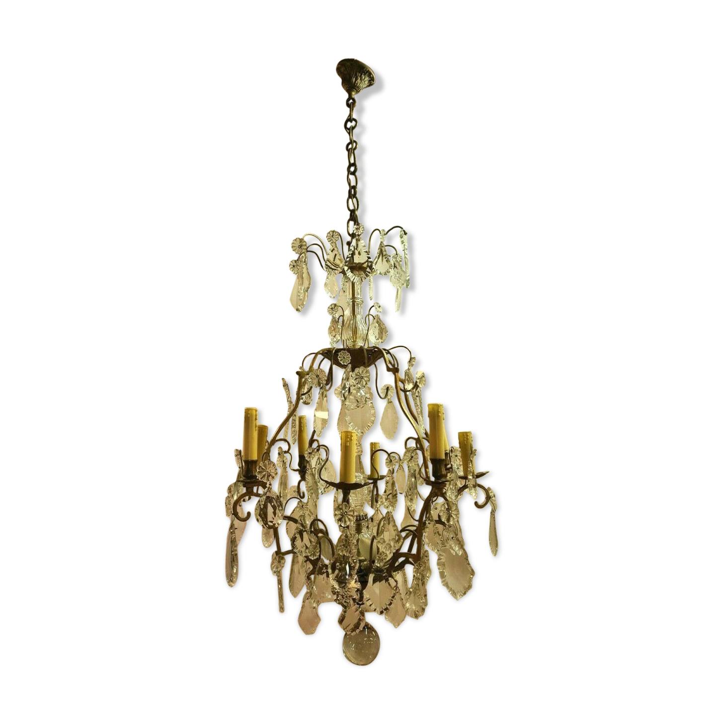 Chandelier with tassels 8 lights