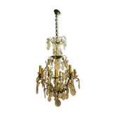 Lustre à pampilles 8 lumières
