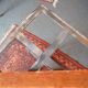 Wrought iron and marble console table