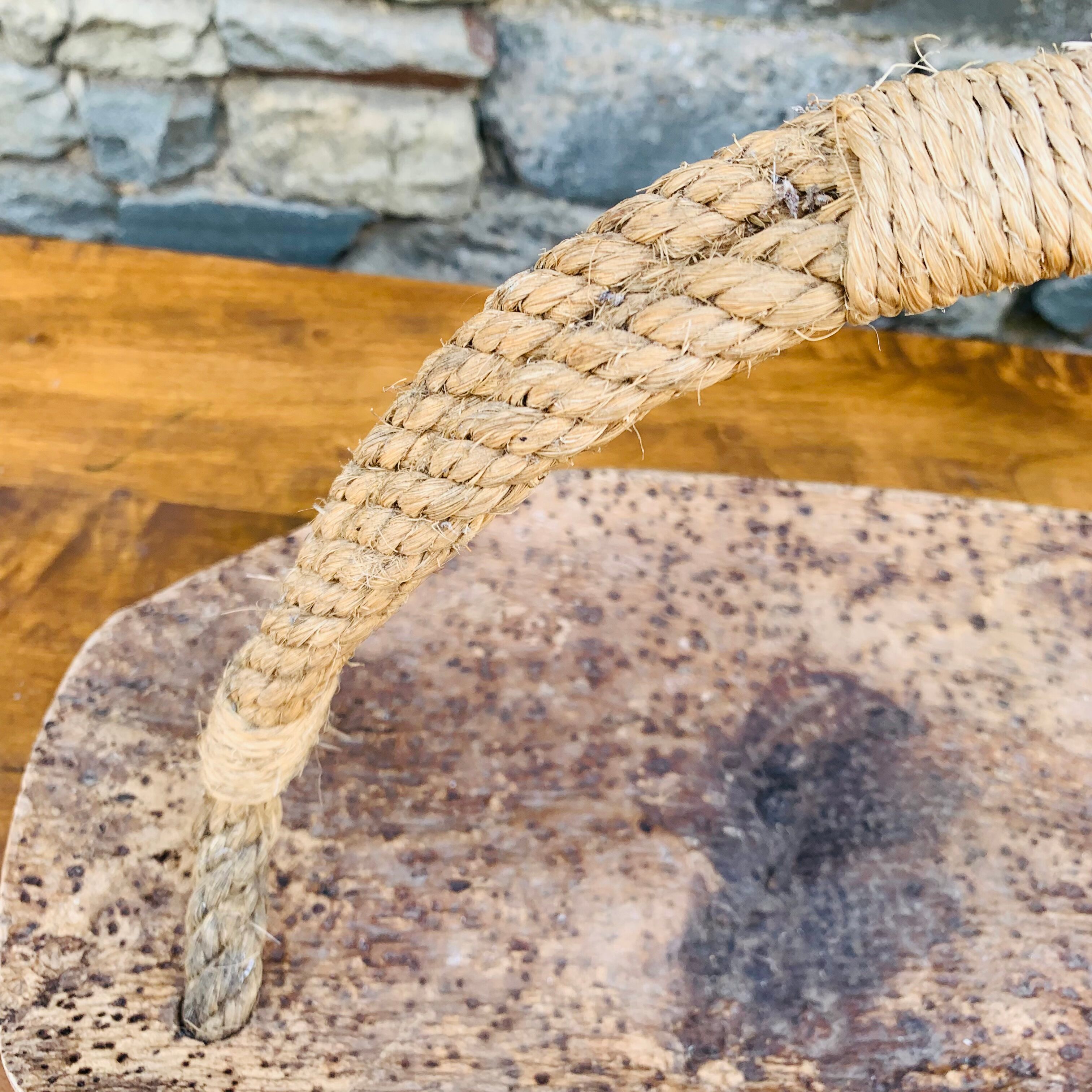 Cork and rope fruit basket