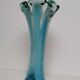 Vase pâte de verre bleu Murano