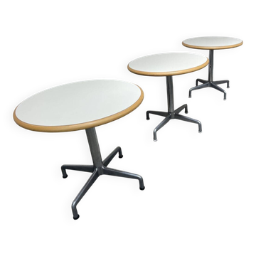 Trois tables bistrot Pierretti pour Castelli 1970