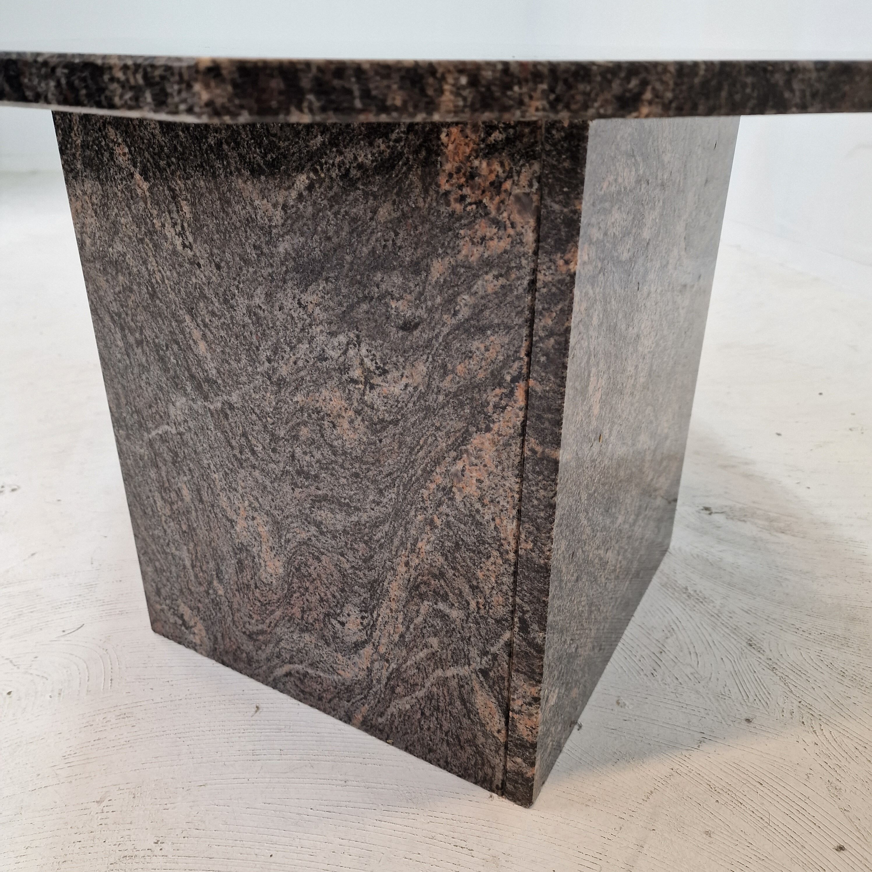 Coffee table in granite, 1980s
