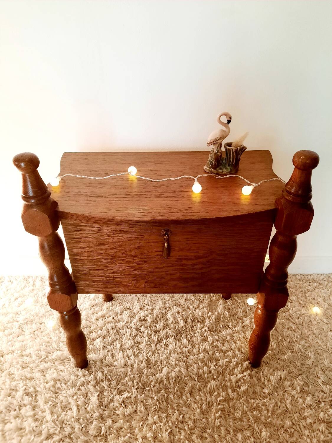 Petit meuble/ Chevet bois ancien