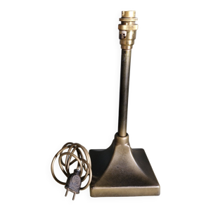 Ancien pied de lampe - patine