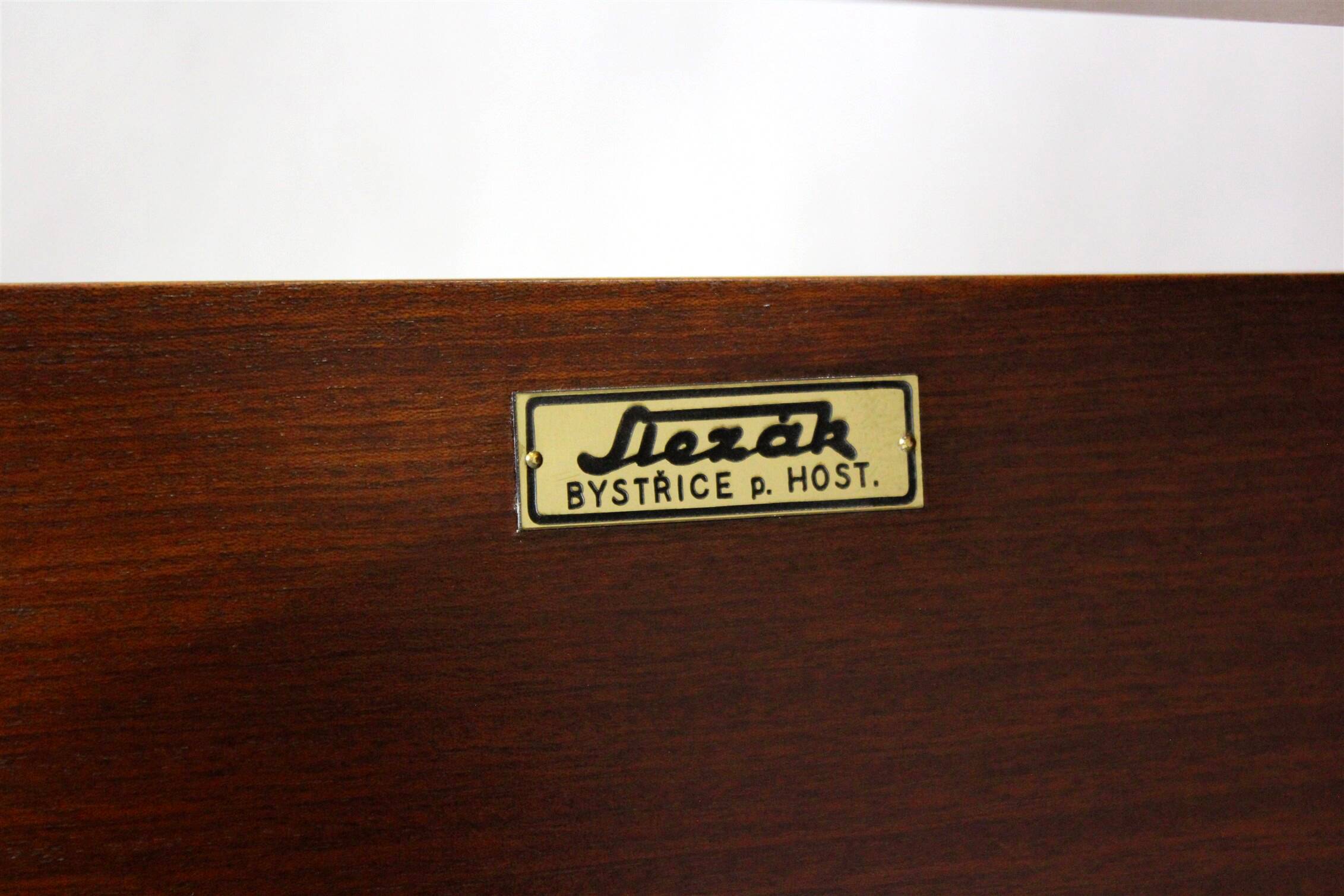 Restored Bauhaus Tubular Steel Cabinet with Secretary by R. Slezak, 1930s