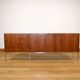 Mahogany Enfilade & Chrome Legs by Luigi Bartolini Vintage 1960