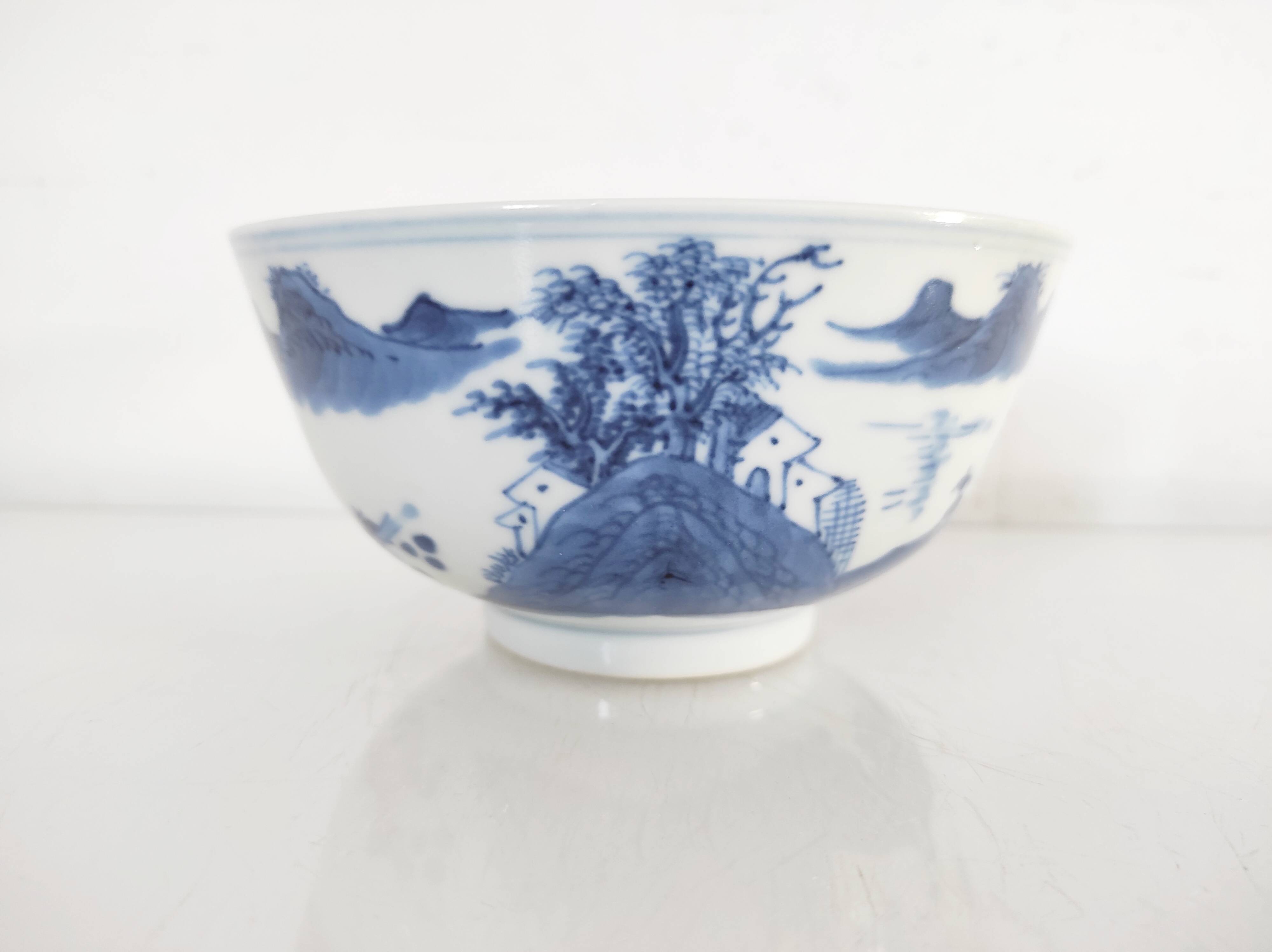 Hand-painted Chinese porcelain bowl