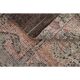 1970s Turkish Oushak Handmade Wool Cotton Orange Runner Rug 91x291