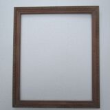 Pair of old wooden frames, oves decoration