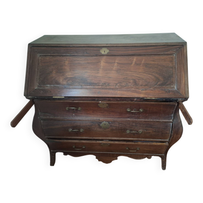 Commode scriban en bois de rose