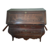 Commode scriban en bois de rose