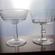 Series of 6 mismatched champagne glasses