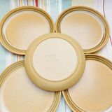 5 Sarreguemines Chaumière stoneware dinner plates