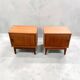 Mid-Century bedside table in Scandinavian teak style