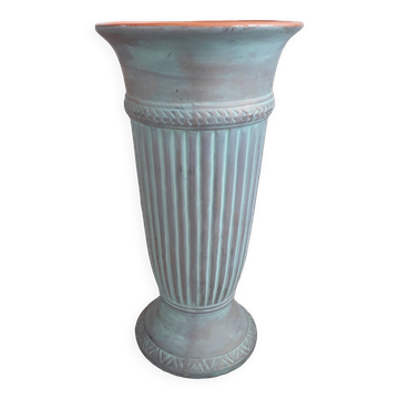 Vase vintage en céramique au décor original