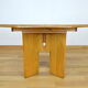 Table de repas en orme vintage Maison Regain, 1980