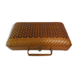 60s braided bamboo fiber sewing case