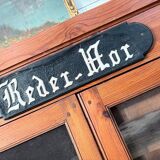 Breton display cabinet in pitch pine