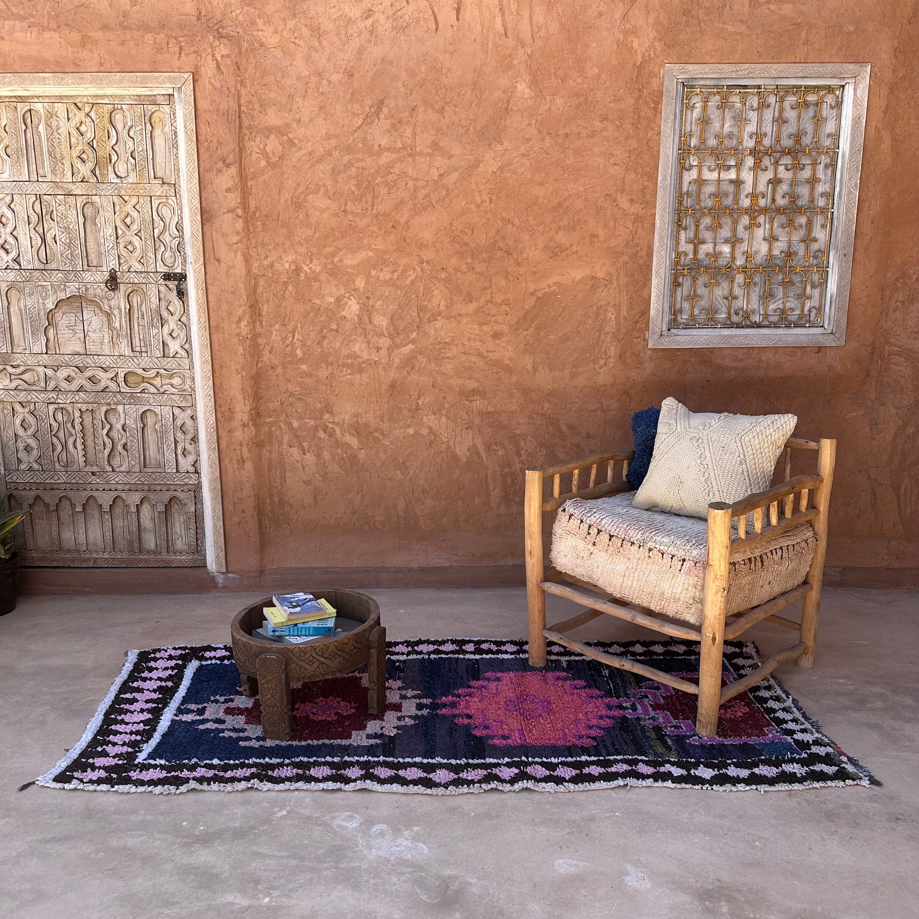 Moroccan Carpet - 92 x 219 cm