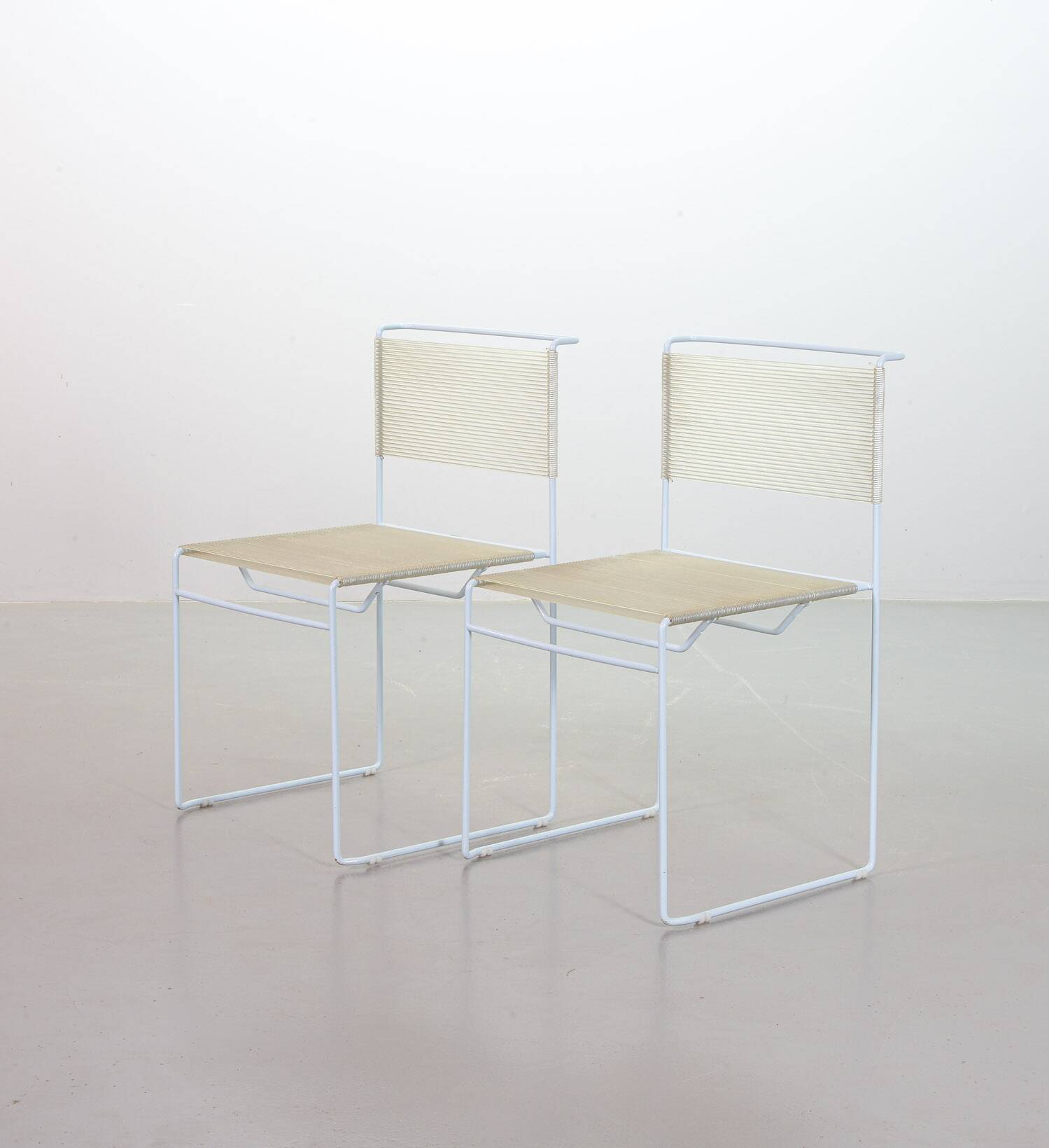 Italian Flyline ‘Spaghetti’ Side Chairs by Giandomenico Bennotti 1970s