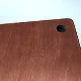 Vintage walnut coffee table model "t8" by Vico Magistretti for Azucena, Italy