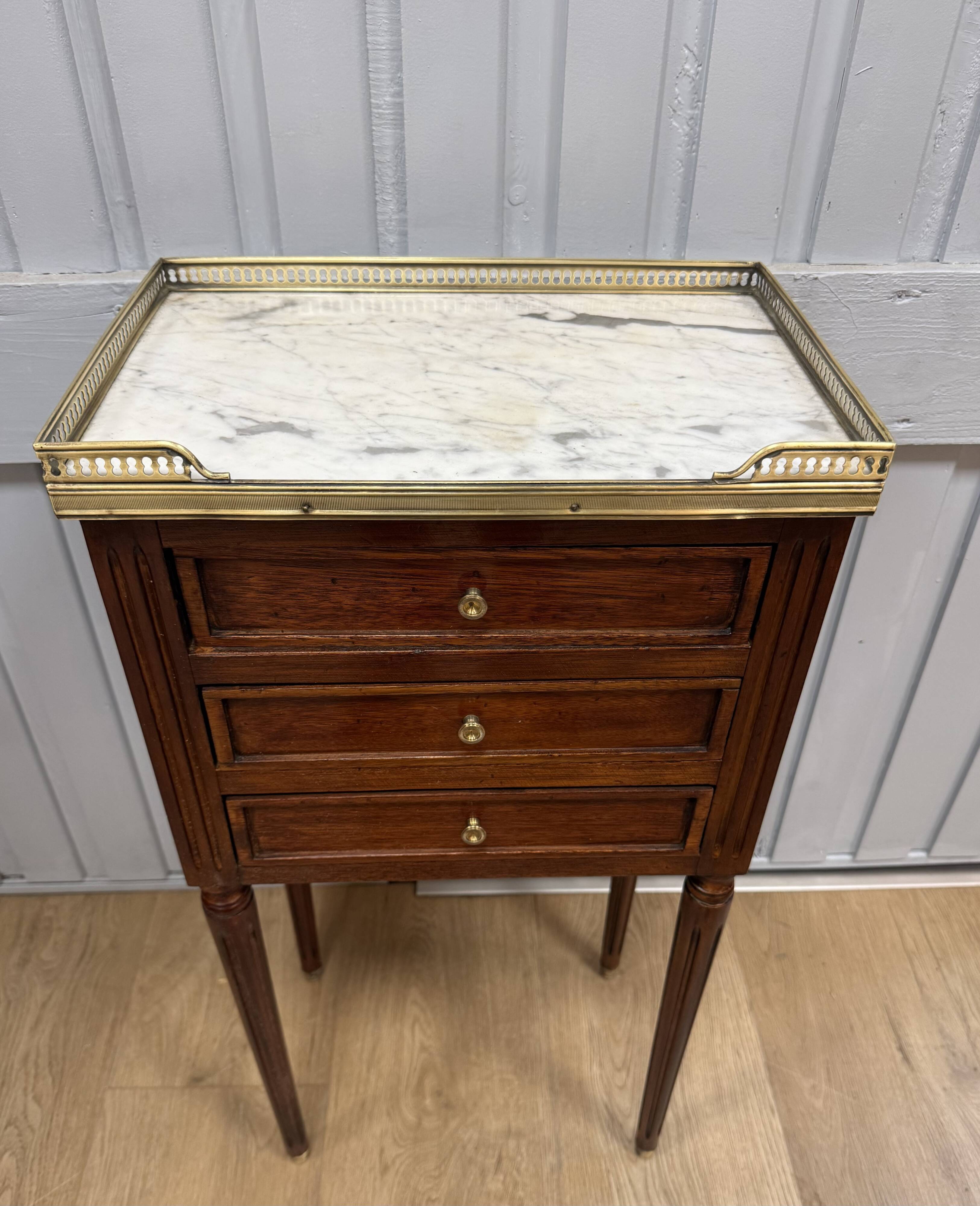 Louis XVI style chiffonnier table
