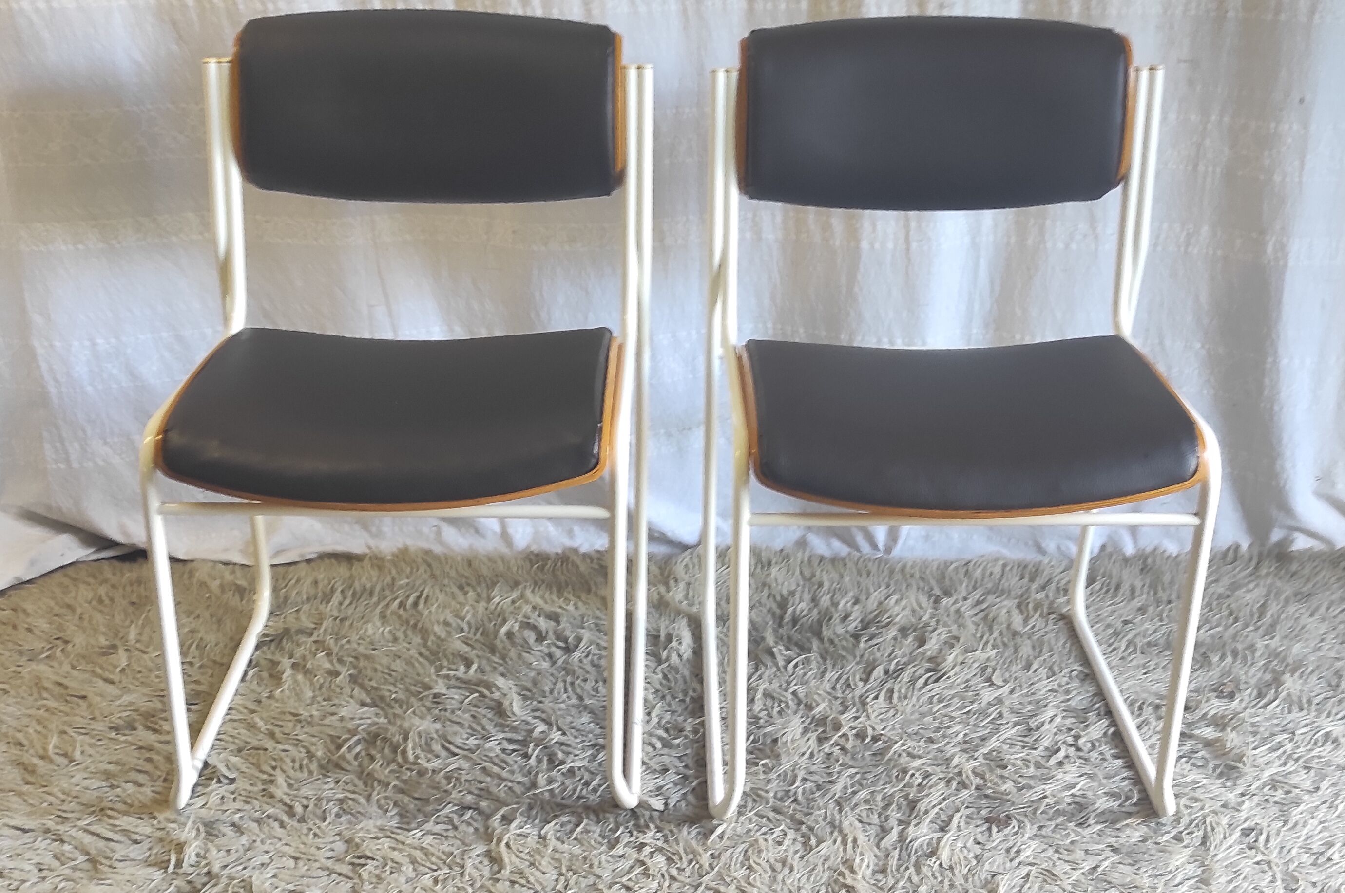 Set of 2 chairs 60s 70s
