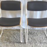 Set of 2 chairs 60s 70s
