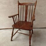 Fauteuil bois style Windsor