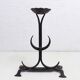 Brutalist iron candle holder 1950