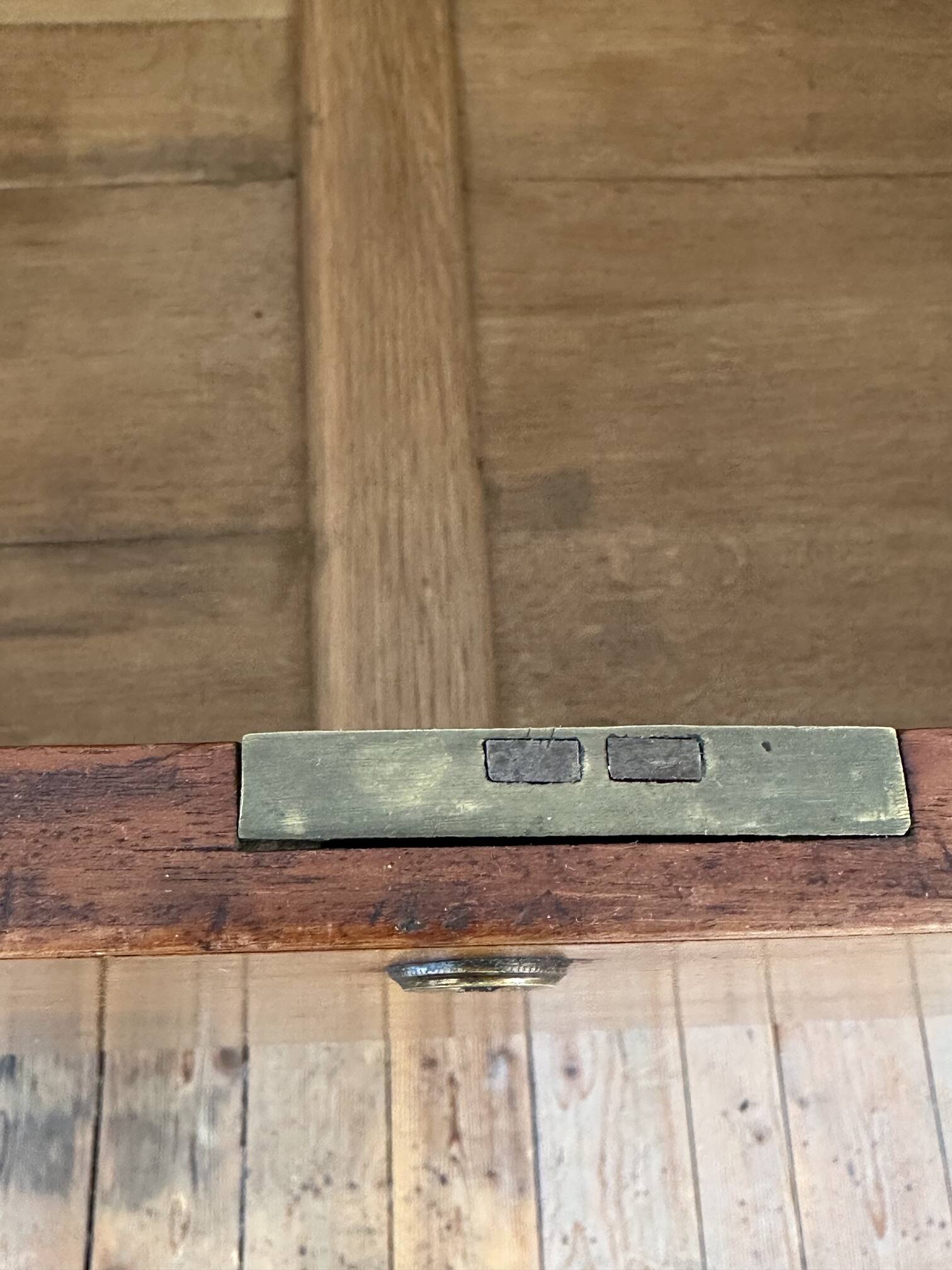 Antique military campaign chest
